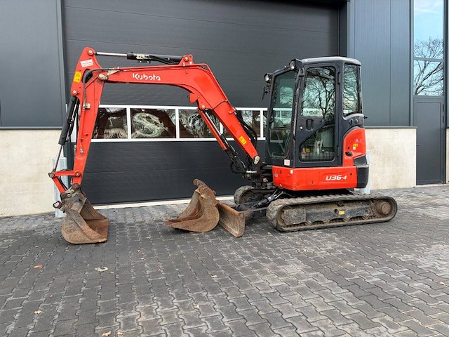 Minigraver kubota u36-4 diesel 17.7kw 2019 - afbeelding 1 van  1