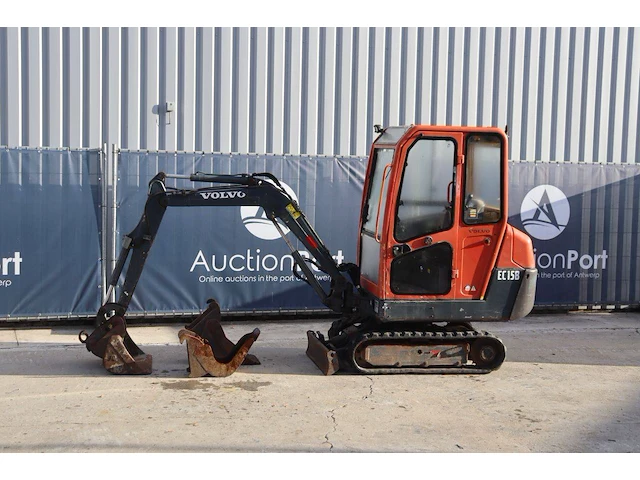 Minigraver volvo ec15b xtv diesel 11kw 2006 - afbeelding 1 van  1
