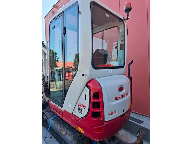 Minikraan, takeuchi, tb216 - afbeelding 7 van  13