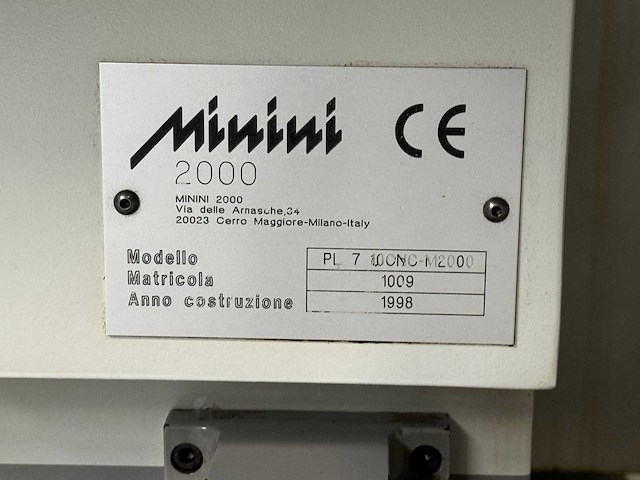 Minini - 1998 - pl7/1000 - vlakslijpmachine - afbeelding 4 van  6