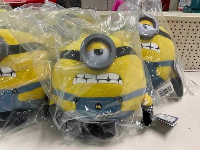 Minions knuffel - 26cm (5x) - afbeelding 1 van  1