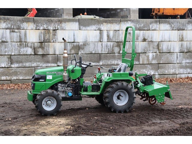 Minitractor greenstar mk20 diesel 20pk 2024 met grondfrees nieuw - afbeelding 1 van  1