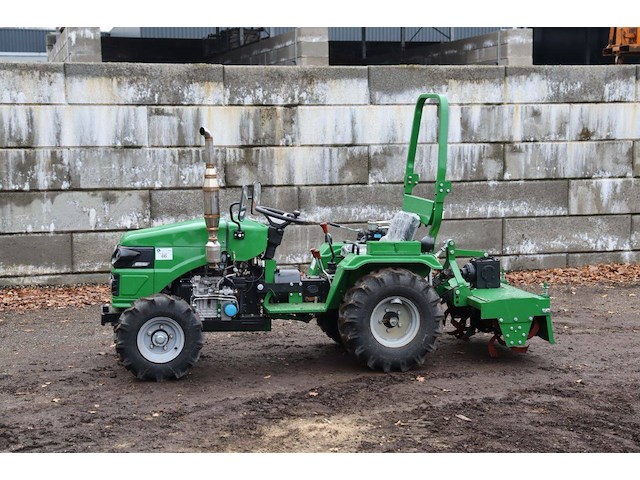 Minitractor greenstar mk20 diesel 20pk 2024 met grondfrees - afbeelding 1 van  1