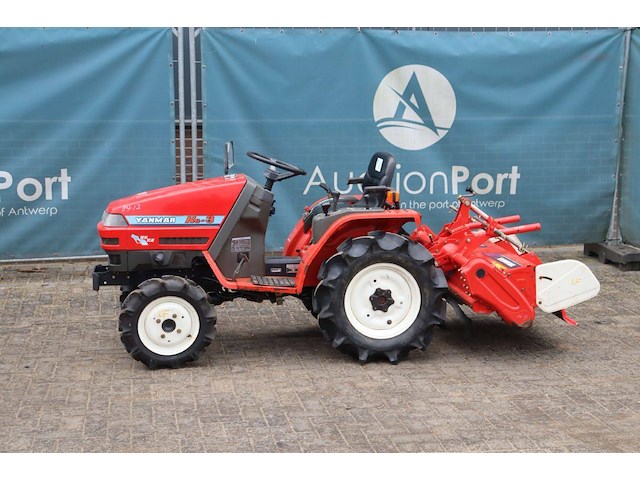 Minitractor yanmar ke-3 diesel 13.5pk met grondfrees - afbeelding 1 van  1