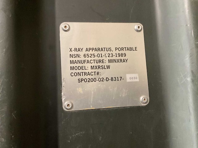 Minixray powerplus hf120/60hppwv mobile x-ray unit - afbeelding 6 van  6