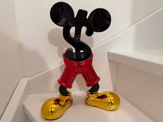 Minkey mouse dollar sculptuur - afbeelding 1 van  3
