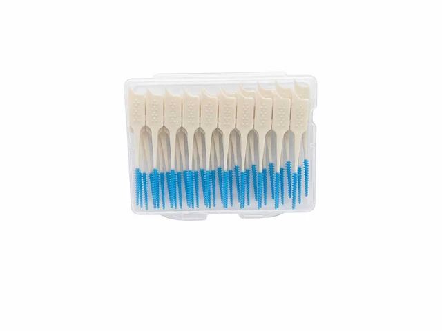 Mint - tandenstokers - medium - 42 pack (264x) - afbeelding 2 van  2