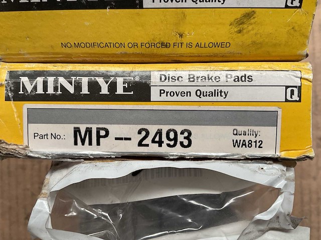 Mintye set pad brake (2x) - afbeelding 3 van  4
