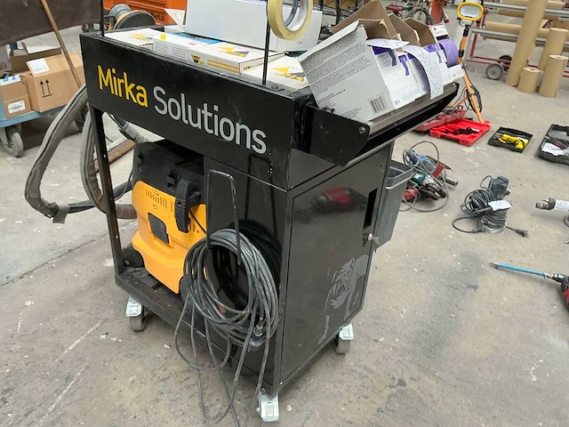 Mirka schuurkar met stofzuiger en schuurmachine - afbeelding 9 van  9