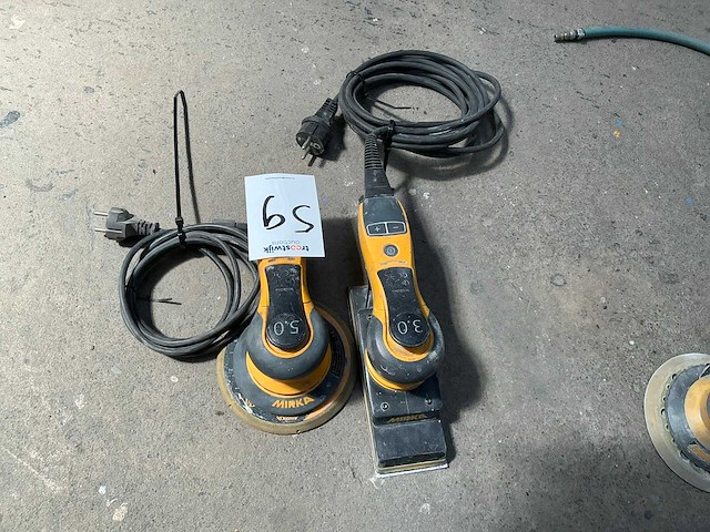 Mirka schuurmachine elektrisch (2x) - afbeelding 5 van  5