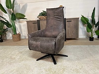 Miron electrische leren relax fauteuil - afbeelding 3 van  12