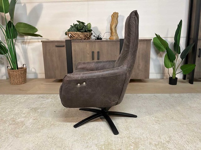 Miron electrische leren relax fauteuil - afbeelding 5 van  12