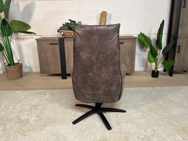 Miron electrische leren relax fauteuil - afbeelding 7 van  12