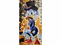 Mischa - acryl/mixed media op doek - 80 x 40