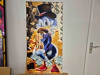Mischa - acryl/mixed media op doek - 80 x 40 - afbeelding 2 van  4