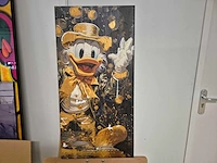 Mischa - acryl/mixed media op doek - 80 x 40 - afbeelding 2 van  4