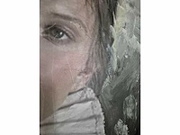 Mischa - acryl/mixed media op paneel - 206 x 96 - afbeelding 4 van  4