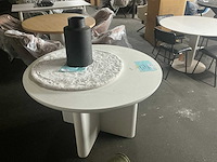 Miso- wit eetkamertafel 120cm rond - afbeelding 1 van  3