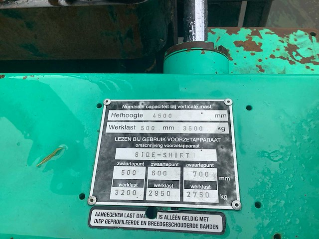 Misubitsi fg35 vorkheftruck - afbeelding 10 van  10