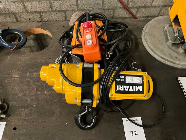 Mitari mdt-500 elektrische kettingtakel - afbeelding 3 van  6