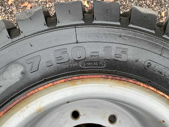 Mitas fl-08 dubbelwiel set band, wiel en velg ongebruikt - afbeelding 4 van  12