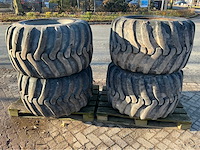 Mitas traction tr-12 excavator band en velg (4x) - afbeelding 1 van  9