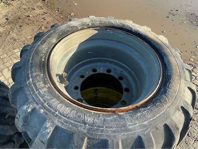 Mitas traction tr-12 excavator band en velg (4x) - afbeelding 5 van  9