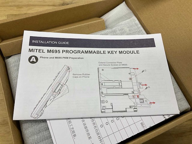 Mitel m695 programmable key module - afbeelding 2 van  2