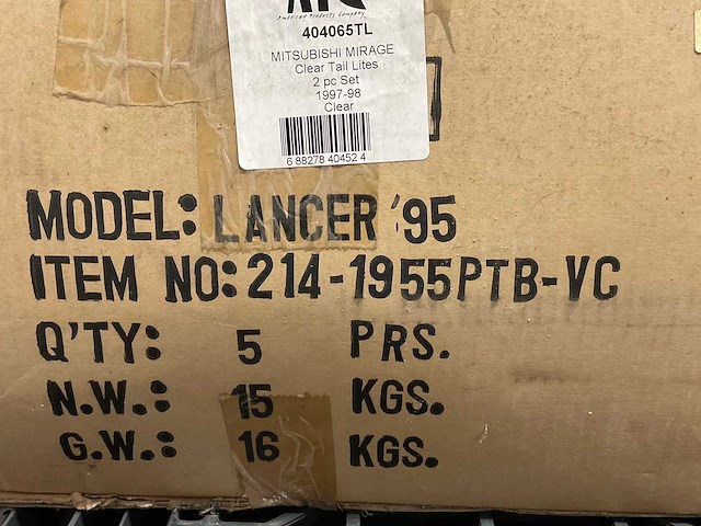 Mitsubishi - clear tail lites - autoverlichting (50x) - afbeelding 7 van  7