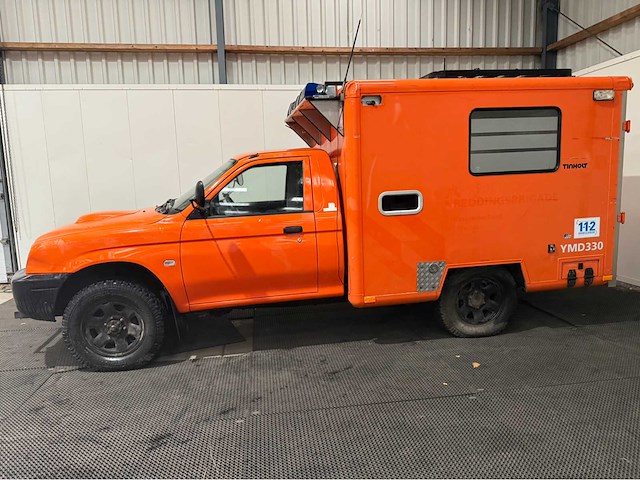 Mitsubishi - l 200 - 4x4 - ex reddingsbrigade - bedrijfswagen - 2006 - afbeelding 33 van  35