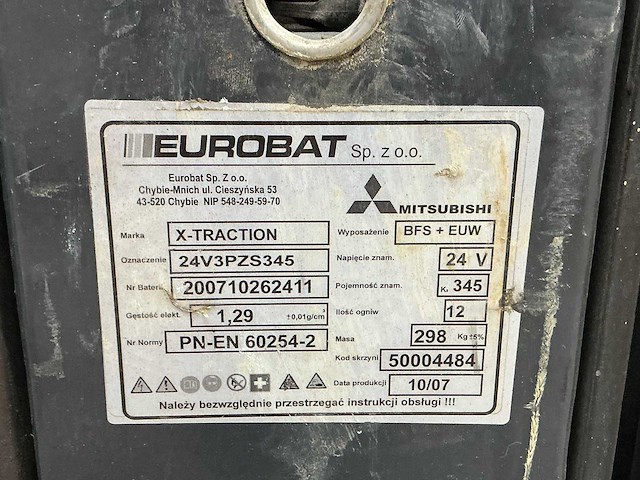 Mitsubishi - sbp16ns - elektrische palletwagen - afbeelding 8 van  9