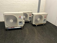 Mitsubishi airco units voor buiten (3x) - afbeelding 1 van  12
