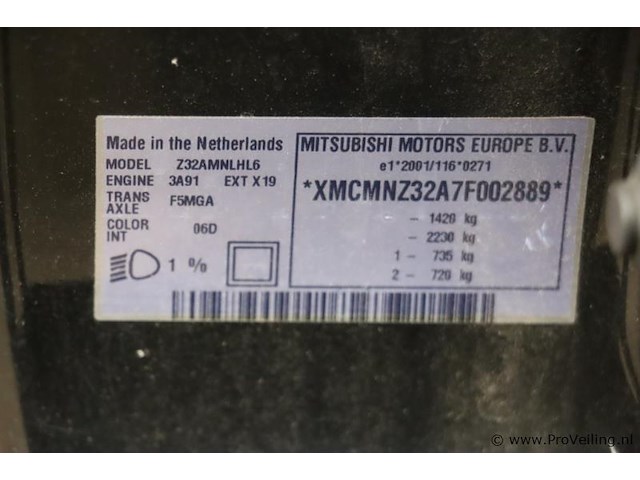 Mitsubishi colt 1.1 cz3 | benzine | kenteken: 75-sn-zv - afbeelding 29 van  35