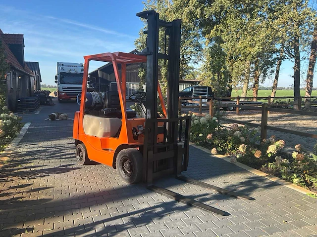 Mitsubishi eg15 vorkheftruck - afbeelding 1 van  2