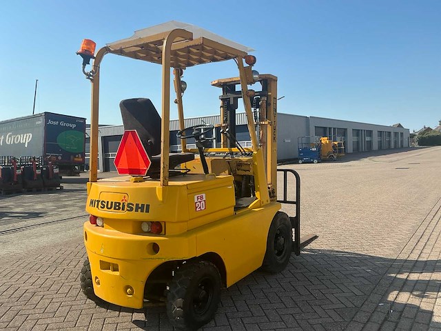 Mitsubishi fb20p vorkheftruck - afbeelding 14 van  18