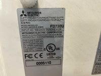 Mitsubishi fd730u dlp beamer (3x) - afbeelding 6 van  6