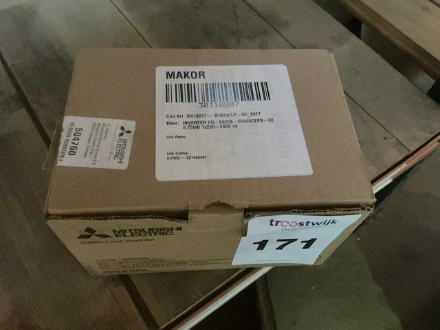 Mitsubishi fr-e820s-0030scepb-60 frequentieregelaar - afbeelding 4 van  4