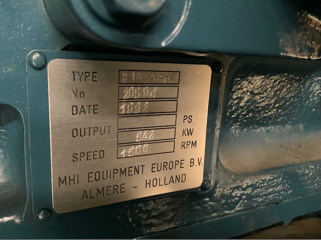 Mitsubishi hc63462 stroomgenerator 760kva - afbeelding 7 van  8