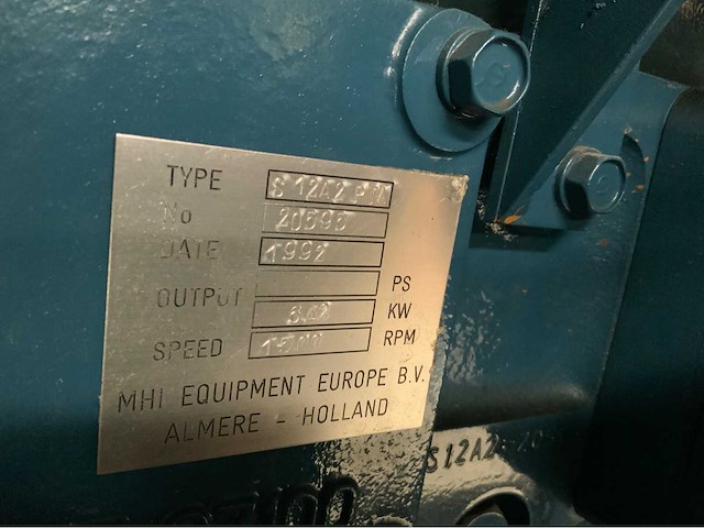 Mitsubishi hc63462 stroomgenerator 760kva - afbeelding 8 van  9