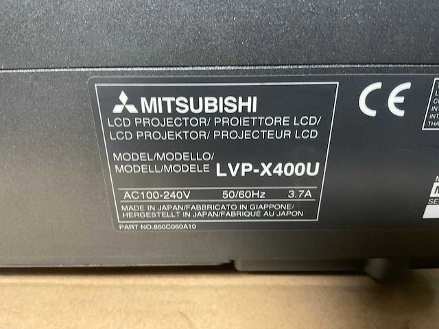 Mitsubishi lvp-x400u projector - afbeelding 5 van  5