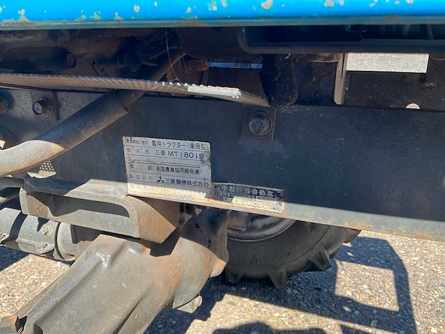 Mitsubishi mt1801d 4wd minitractor t-82-dfb - afbeelding 16 van  25