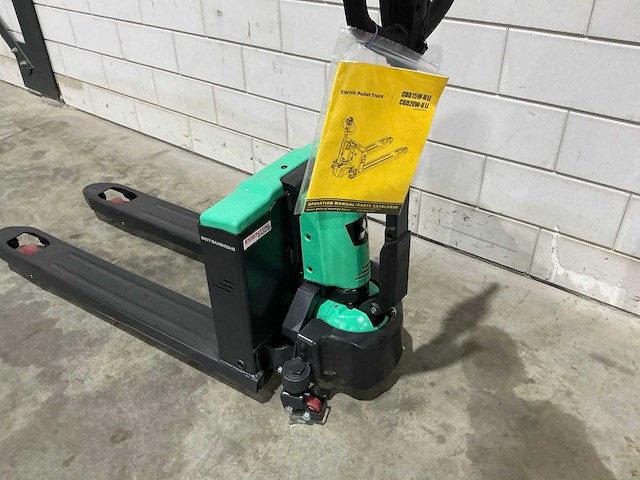 Mitsubishi pwl15 elektrische palletwagen - afbeelding 6 van  14