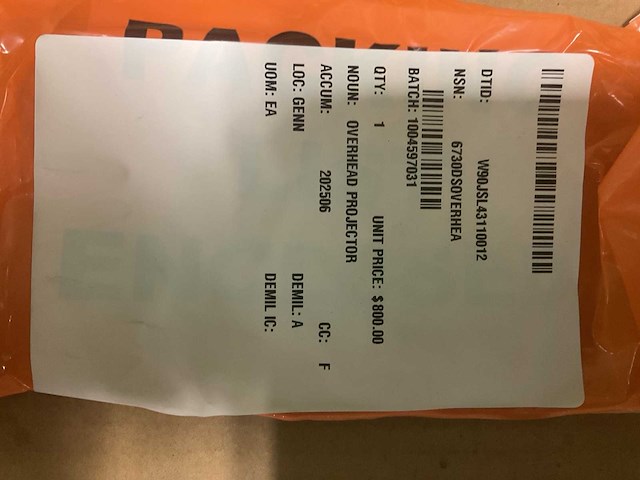 Mitsubishi xd206u-g projector - afbeelding 6 van  7