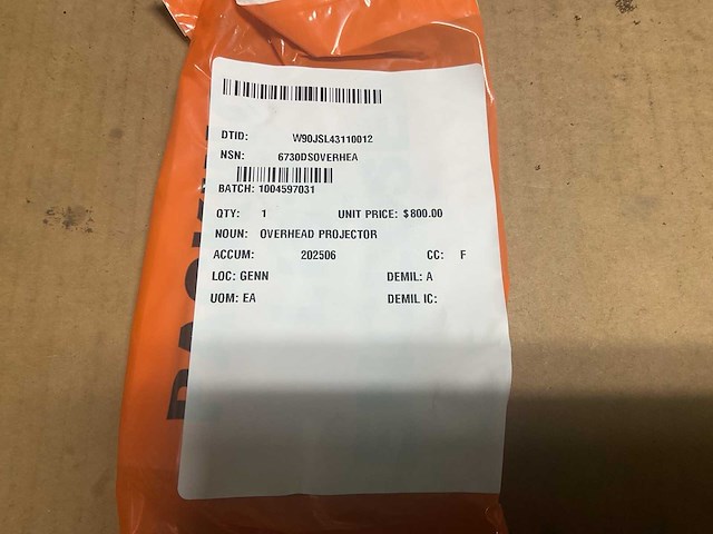 Mitsubishi xd206u-g projector - afbeelding 7 van  7