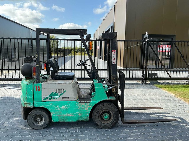 Mitsubisshi fg15 vorkheftruck - afbeelding 3 van  24