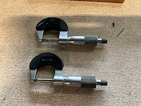 Mitutoyo 0-25 buitenmaat micrometer (2x) - afbeelding 1 van  2