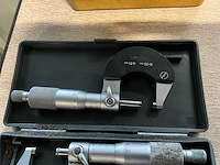Mitutoyo 0-25 buitenmaat micrometer (3x) - afbeelding 2 van  4