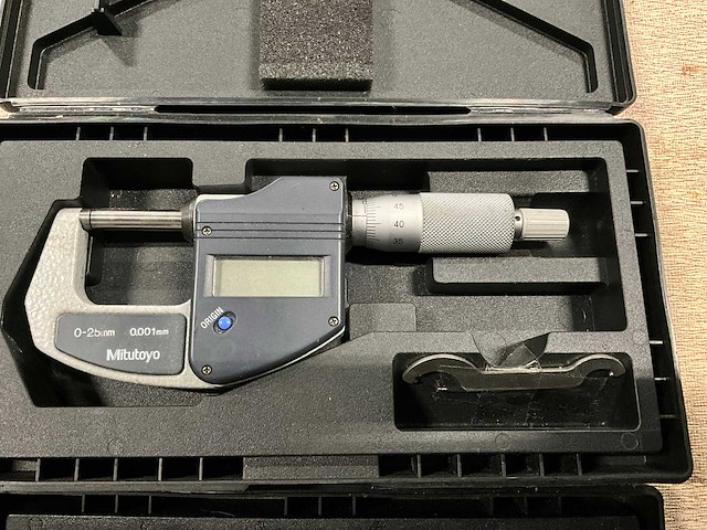 Mitutoyo 0,001 buitenmaat micrometer (2x) - afbeelding 2 van  3