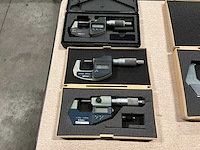 Mitutoyo 0,001 buitenmaat micrometer (3x) - afbeelding 1 van  4