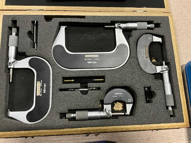 Mitutoyo 0,001 buitenmaat micrometerset - afbeelding 2 van  7